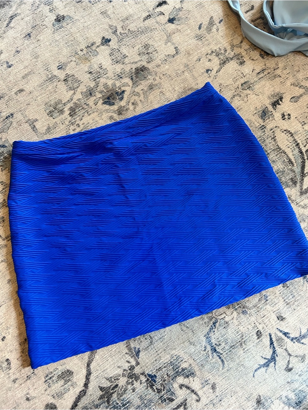Electric Blue Swim Cover-Up Skirt
